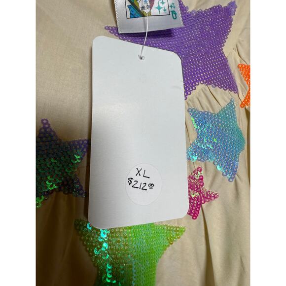 NWT Queen of Sparkles Darling Star Dress Girls Sz. XL - Picture 3 of 10